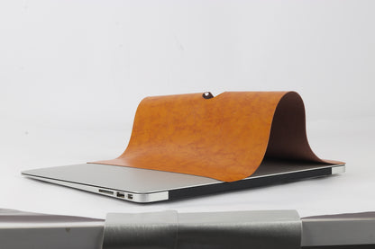 Leather - Cinnamon MacBook Skin