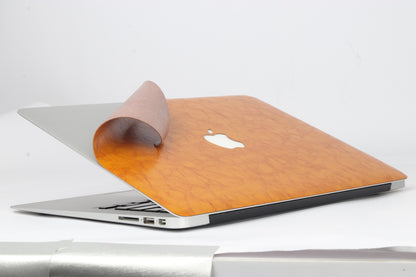 Leather - Cinnamon MacBook Skin