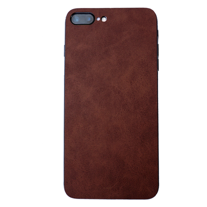 Cinnamon Leather iPhone Skin