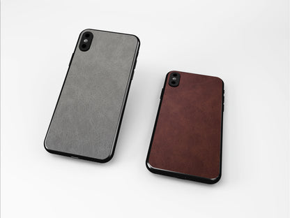 Cinnamon Leather iPhone Skin