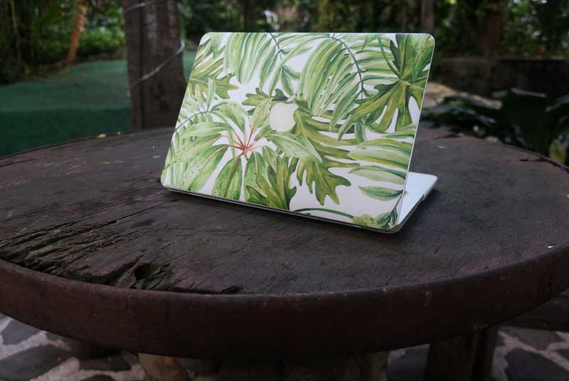 Green Foliage MacBook Skin - Coco and Toffee