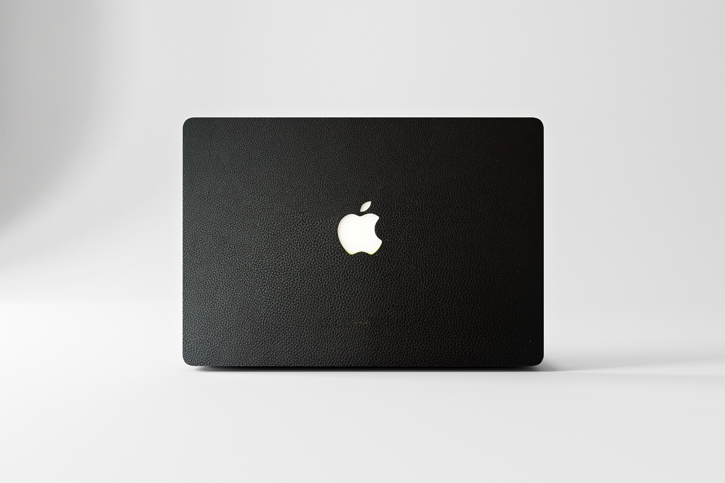 Leather - Black MacBook Skin