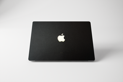 Leather - Black MacBook Skin