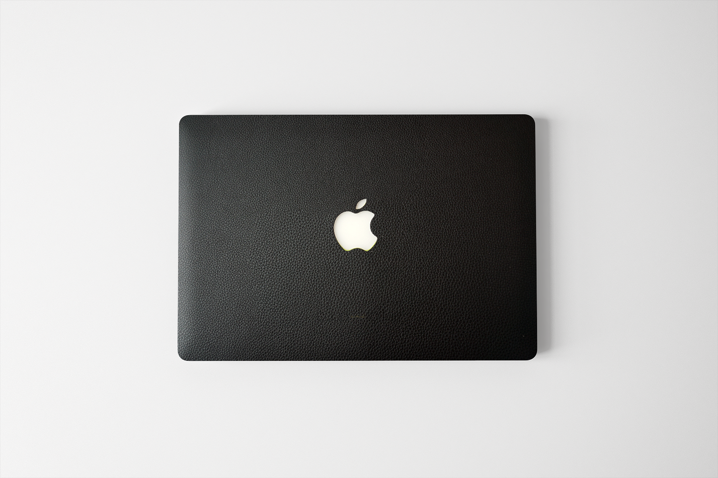 Leather - Black MacBook Skin