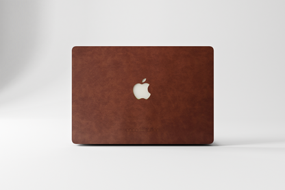 Leather - Cinnamon MacBook Skin