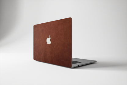 Leather - Cinnamon MacBook Skin