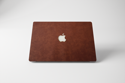 Leather - Cinnamon MacBook Skin