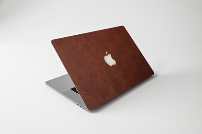 Leather - Cinnamon MacBook Skin