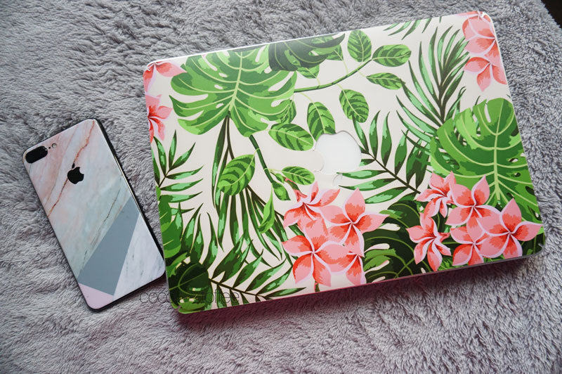 Tropical Leaves MacBook Skin - Coco and Toffee