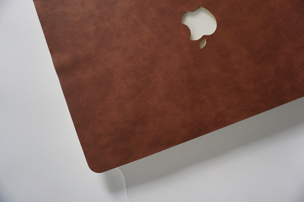 Leather - Cinnamon MacBook Skin