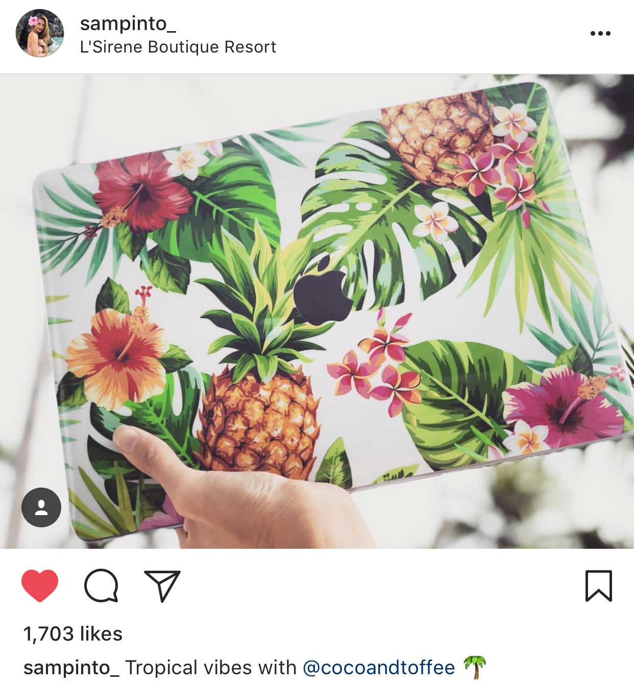 Hawaiian Jungle MacBook Skin - Coco and Toffee