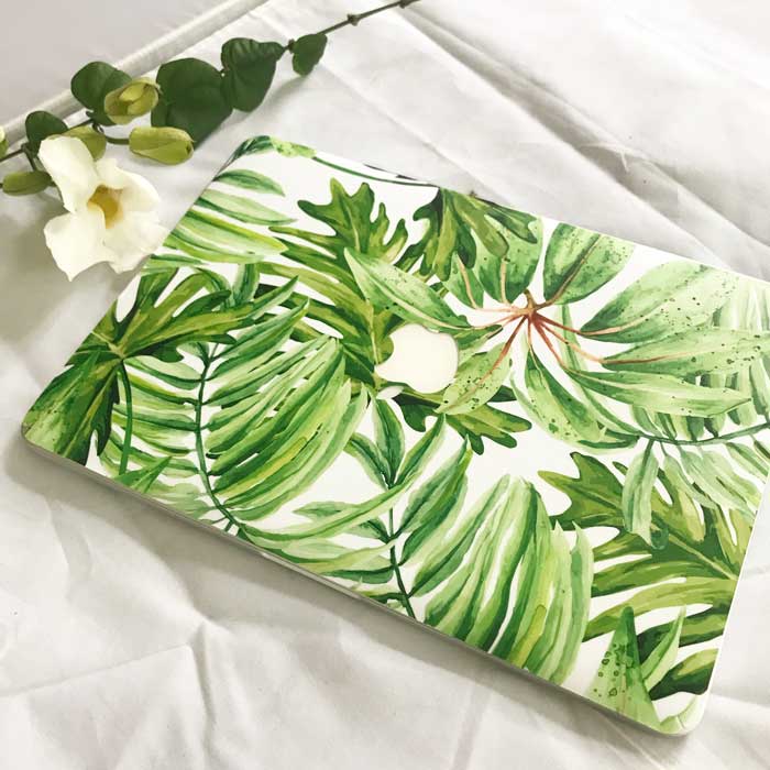 Green Foliage MacBook Skin - Coco and Toffee