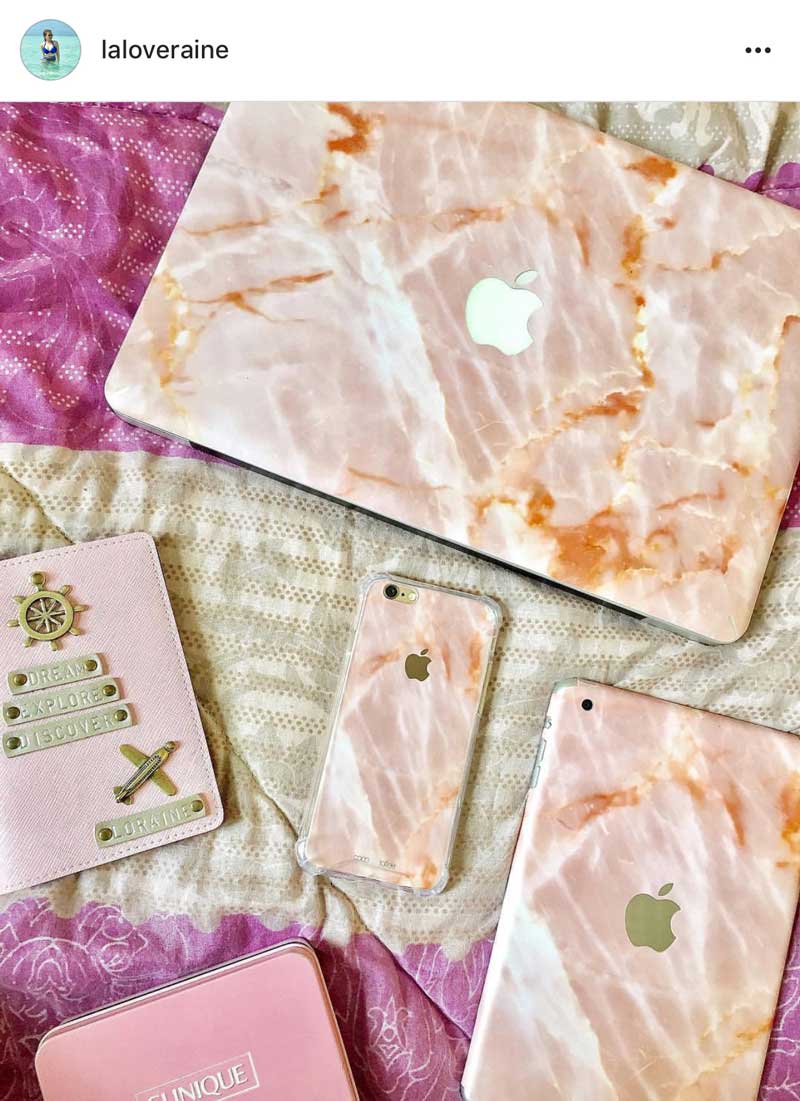 Rosé Marble iPhone Skin - Coco and Toffee