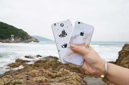 Peach Marble iPhone Skin - Coco and Toffee