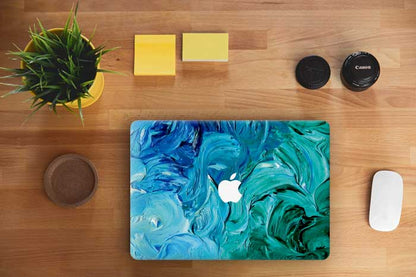 Aqua Swirl MacBook Skin - Coco and Toffee