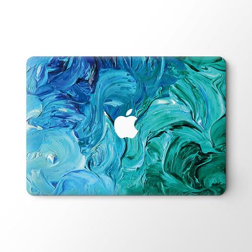 Aqua Swirl MacBook Skin - Coco and Toffee