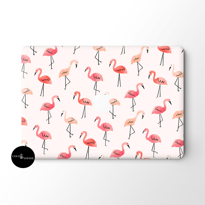 Flamingos MacBook Skin - Coco and Toffee