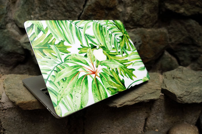 Green Foliage MacBook Skin - Coco and Toffee