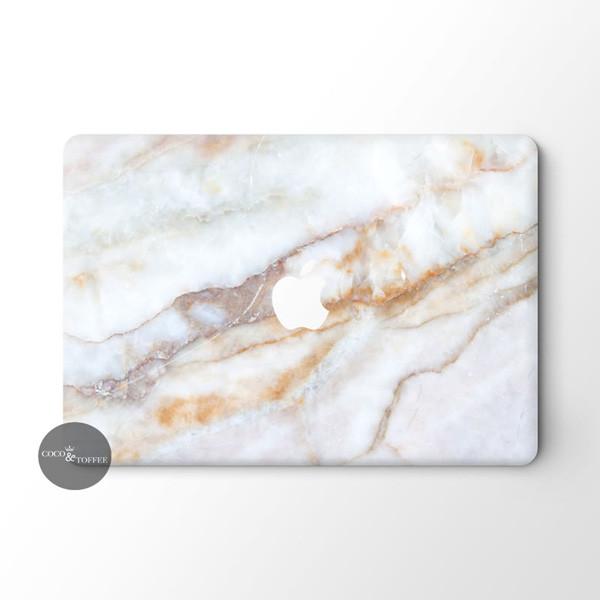 Peach Marble MacBook Skin - Coco and Toffee