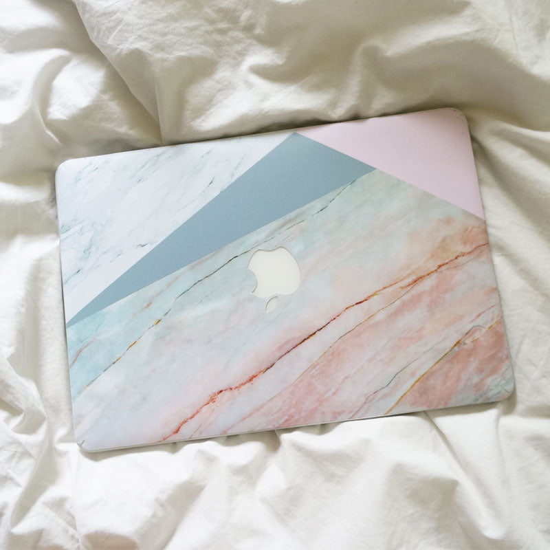 Vanilla Manila Marble MacBook Skin - Coco and Toffee