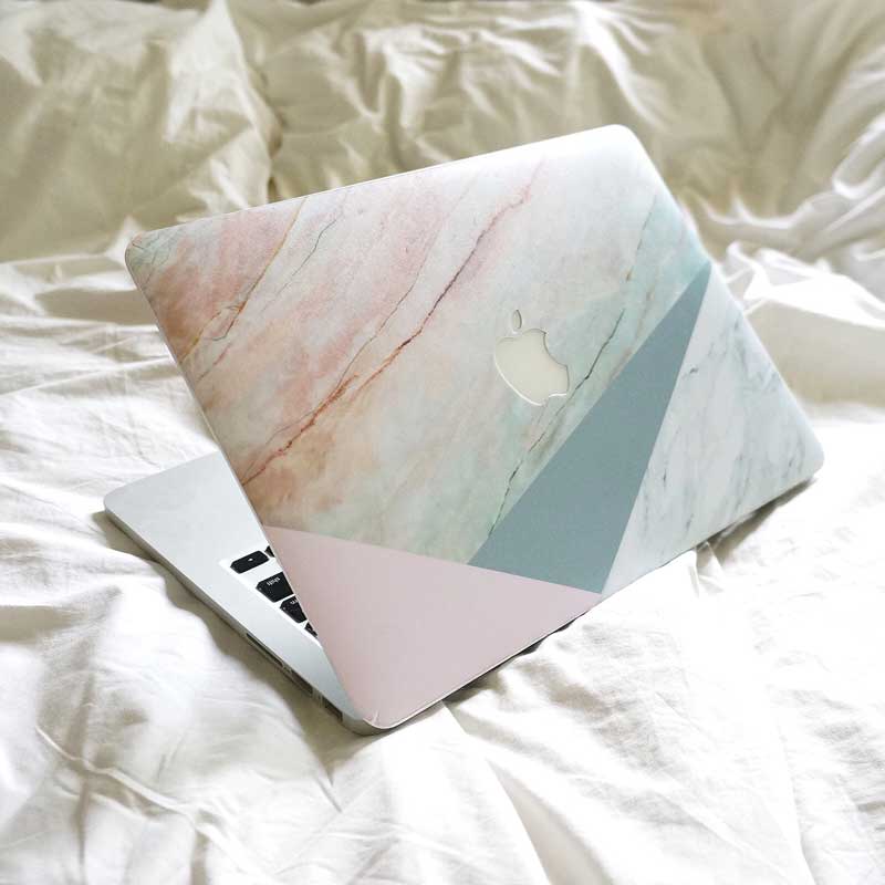 Vanilla Manila Marble MacBook Skin - Coco and Toffee