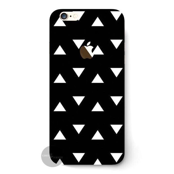 Black Triangles iPhone Skin - Coco and Toffee