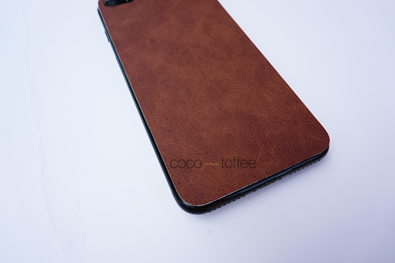 Cinnamon Leather iPhone Skin