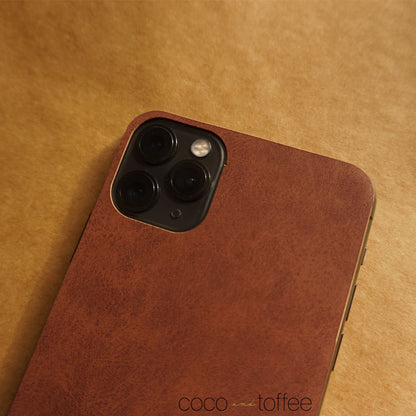 Cinnamon Leather iPhone Skin