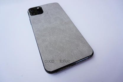 Storm Leather iPhone Skin